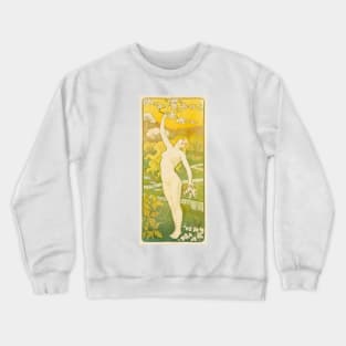 Illustration by Paul Berthon, 1898 Crewneck Sweatshirt